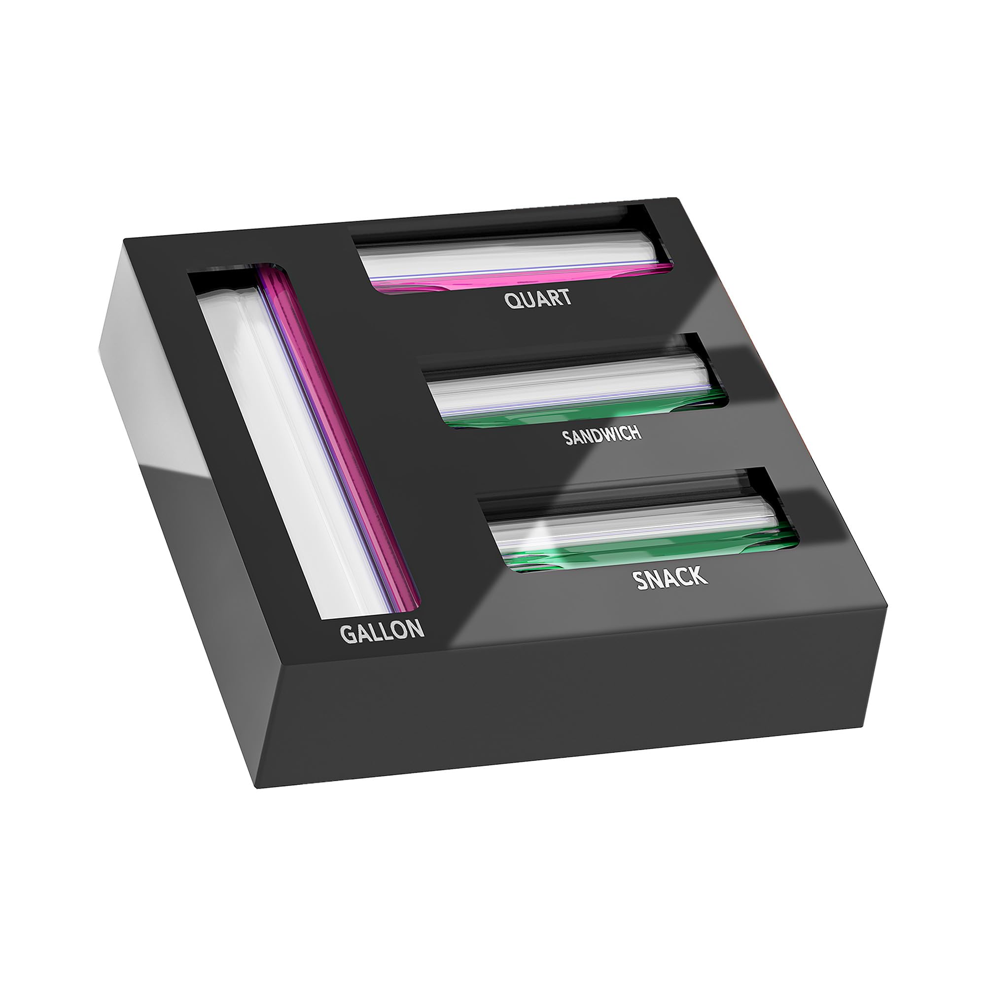 Neatsure organizador acrílico con imanes en cajón para acceso rápido a bolsas