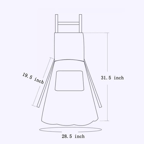 Nebesheii delantal de cocina diseño versátil para cocinar, asar y hornear
