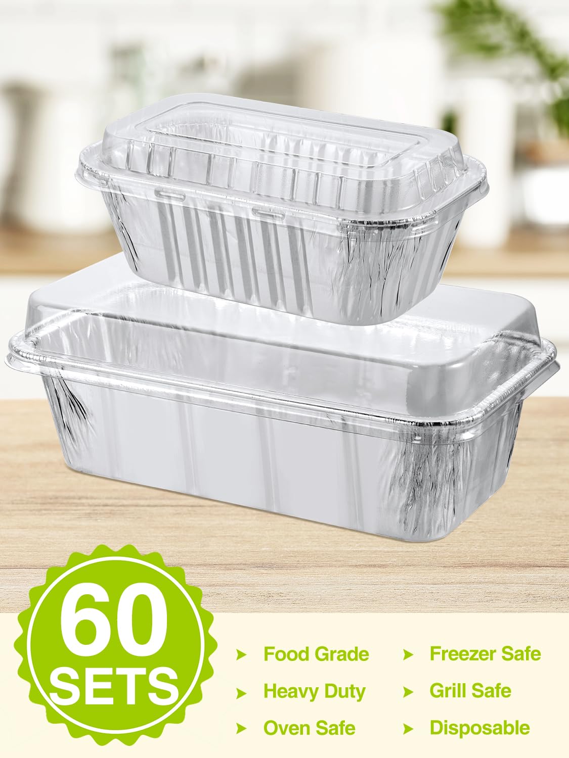 NEEBAKE conjunto de 60 piezas, ideal para catering y planificación de comidas