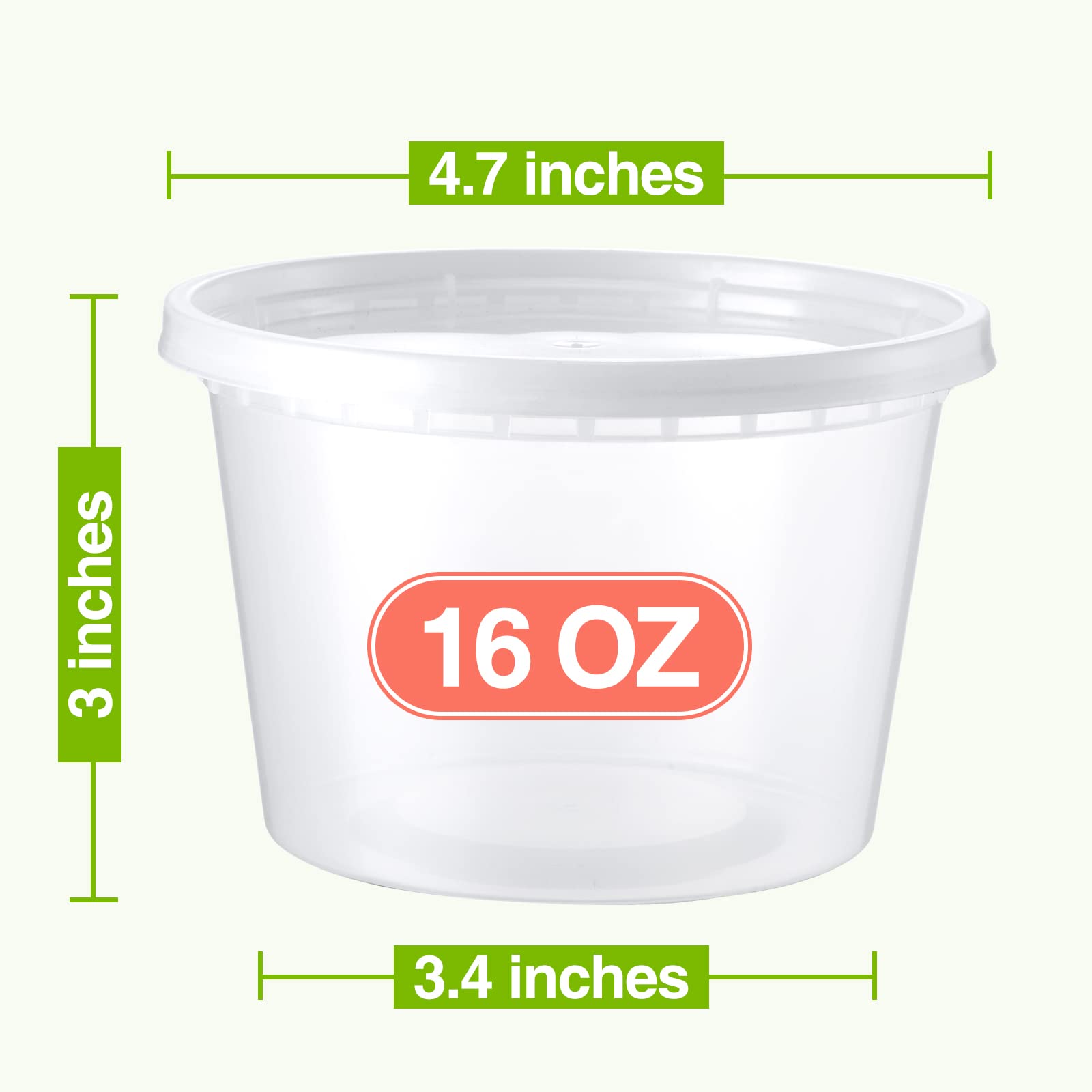 NEEBAKE contenedores-deli-apilables-durables, optimizan el espacio en la cocina
