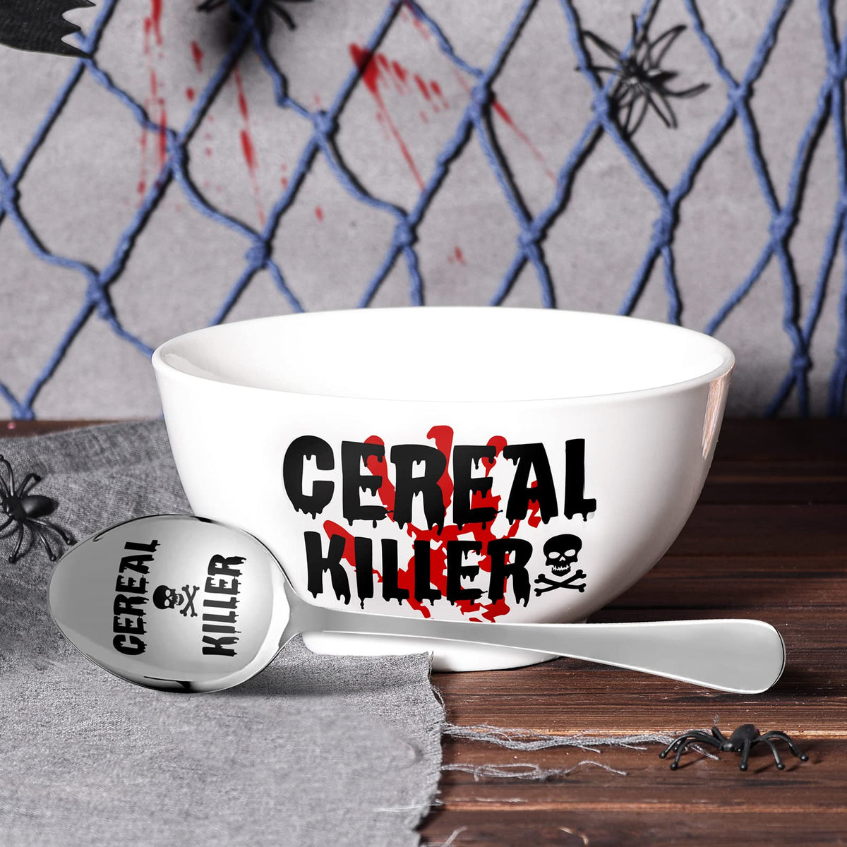 Tazón Nefelibata Cereal Killer de perfil frontal, ideal para desayunos abundantes.