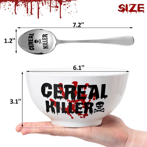 Cuchara Nefelibata Cereal Killer de acero inoxidable, perfecta para mezclar y servir.
