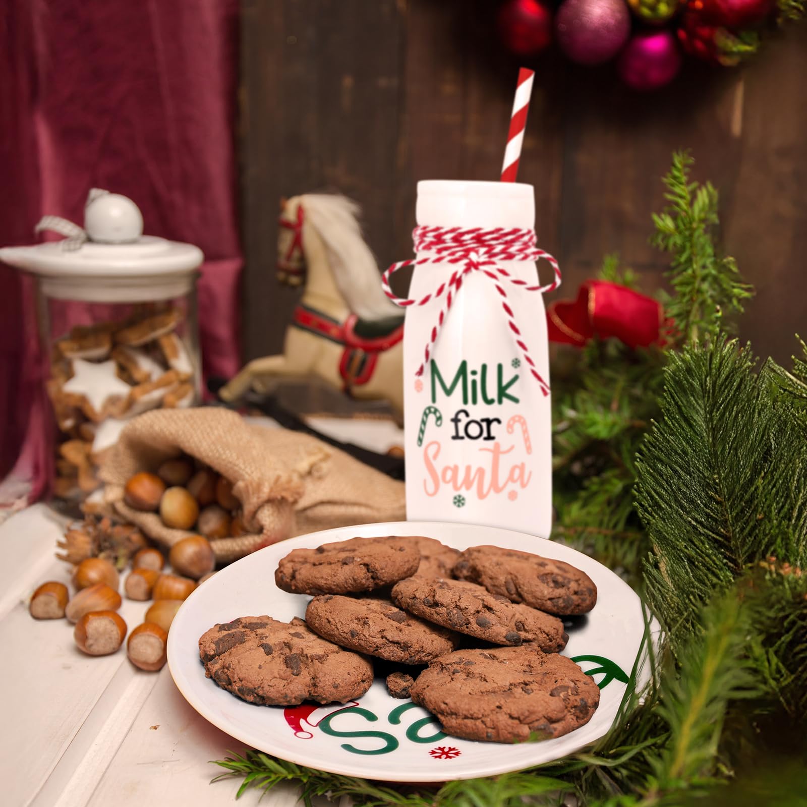 Nefelibata decoración bandeja Navidad, ideal para dulces y recuerdos