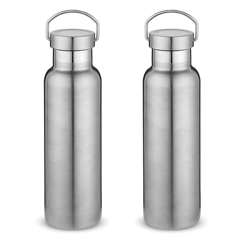 Neihepal botella de agua aislada de 20 oz, ideal para uso diario y viaje.