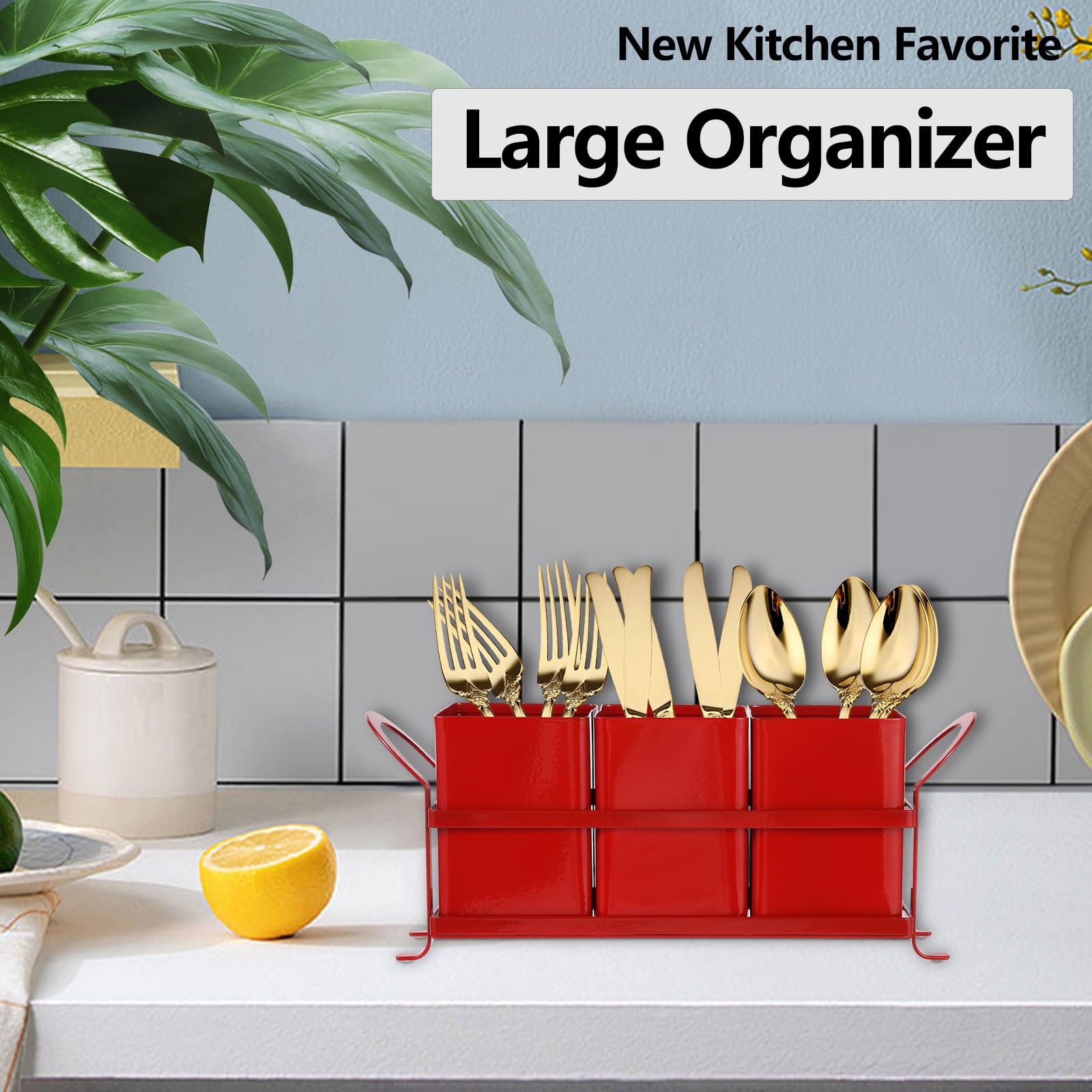 NelyBet organizador portátil con bandeja de metal, facilita traslado entre cocina y exterior.