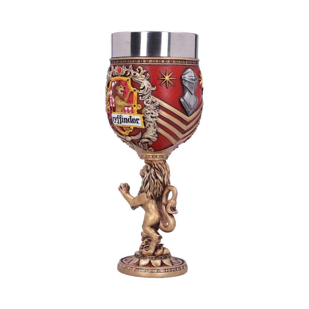 Cáliz pintado a mano Harry Potter Gryffindor, perfecto para coleccionistas