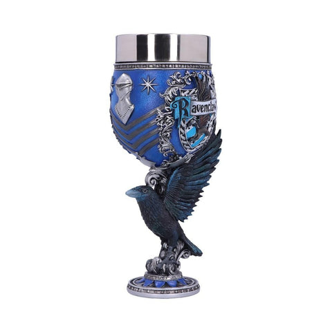 Nemesis Now copa Ravenclaw Hogwarts, acabado azul plateado, uso decorativo en eventos temáticos