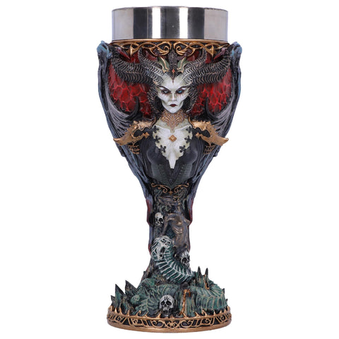 Nemesis Now Diablo IV Lilith goblet, detalle 3D pintado, ideal para exhibir en tu colección