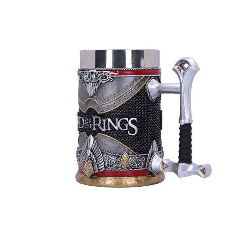 Nemesis Now Jarra Aragorn muestra la corona del Rey Elessar para escena real.