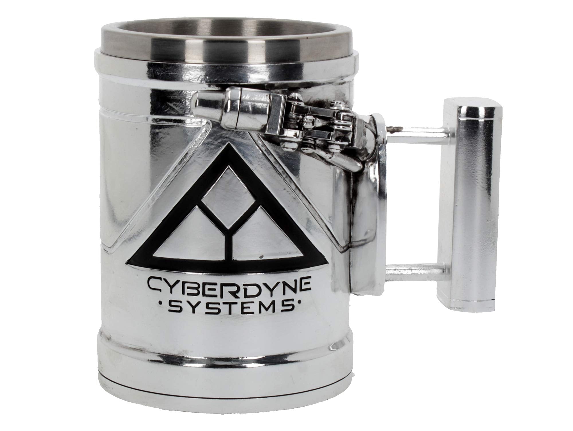 Nemesis Now T-800 sosteniendo jarro plateado, perfecto para amantes de ciencia ficción