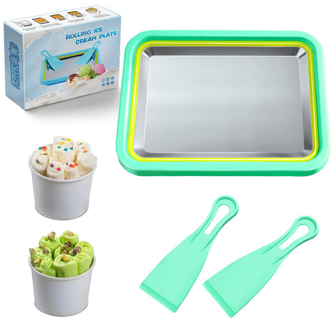 Nenkarn mini máquina helado enrollado con placa congelación para preparaciones rápidas en casa.