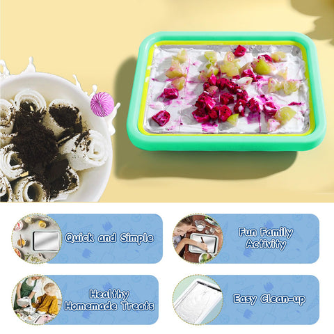 Nenkarn mini máquina helado enrollado uso facil para toda la familia.