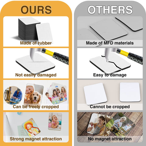 Neoact regalo personalizado: imanes hechos a mano para familiares y amigos