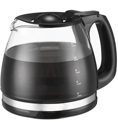 NEOAURR jarra de café 12 tazas vista lateral, servicio preciso y sin goteos.