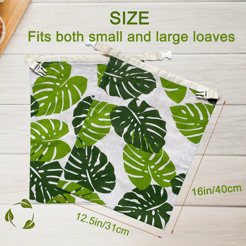 NEOHANA Bolsas pan cera de miel tamaño extragrande para panes grandes.