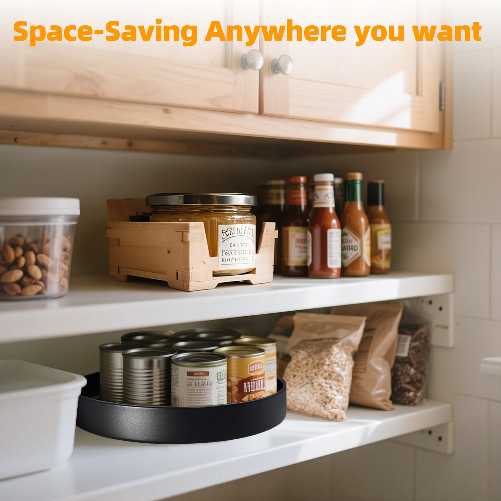 Neotidy encimera con rotación suave para utensilios y snacks.