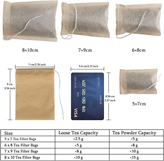 NEPAK papel natural sin blanqueo, opción segura y ecológica para preparar infusiones