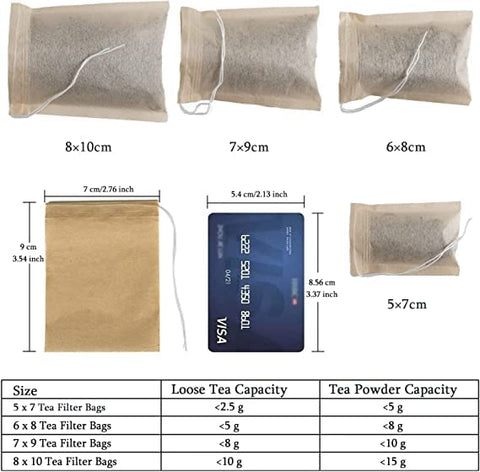 NEPAK papel natural sin blanqueo, opción segura y ecológica para preparar infusiones