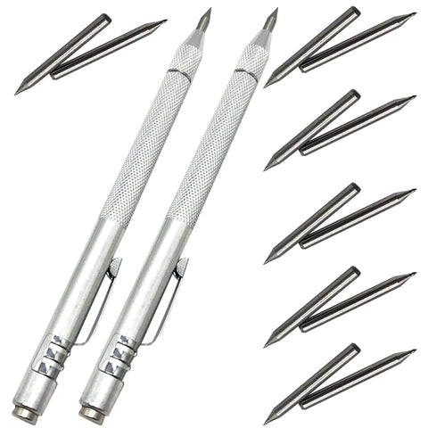 NEPAK trazador pack frontal mostrando dos unidades con cuerpo metálico y clip