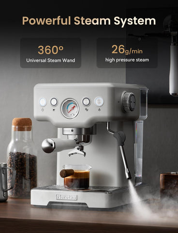 Neretva incluye portafiltro y accesorios para empezar a preparar café