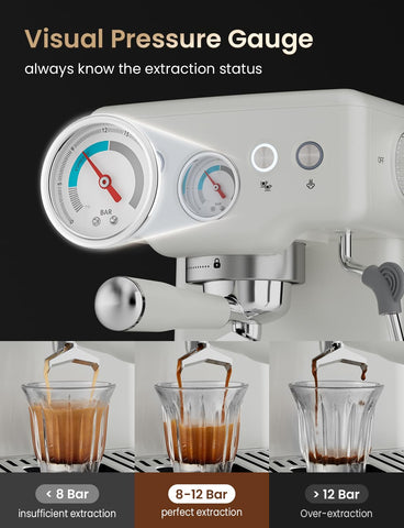 Neretva espresso con vaporizador para leche, ideal para arte en leche