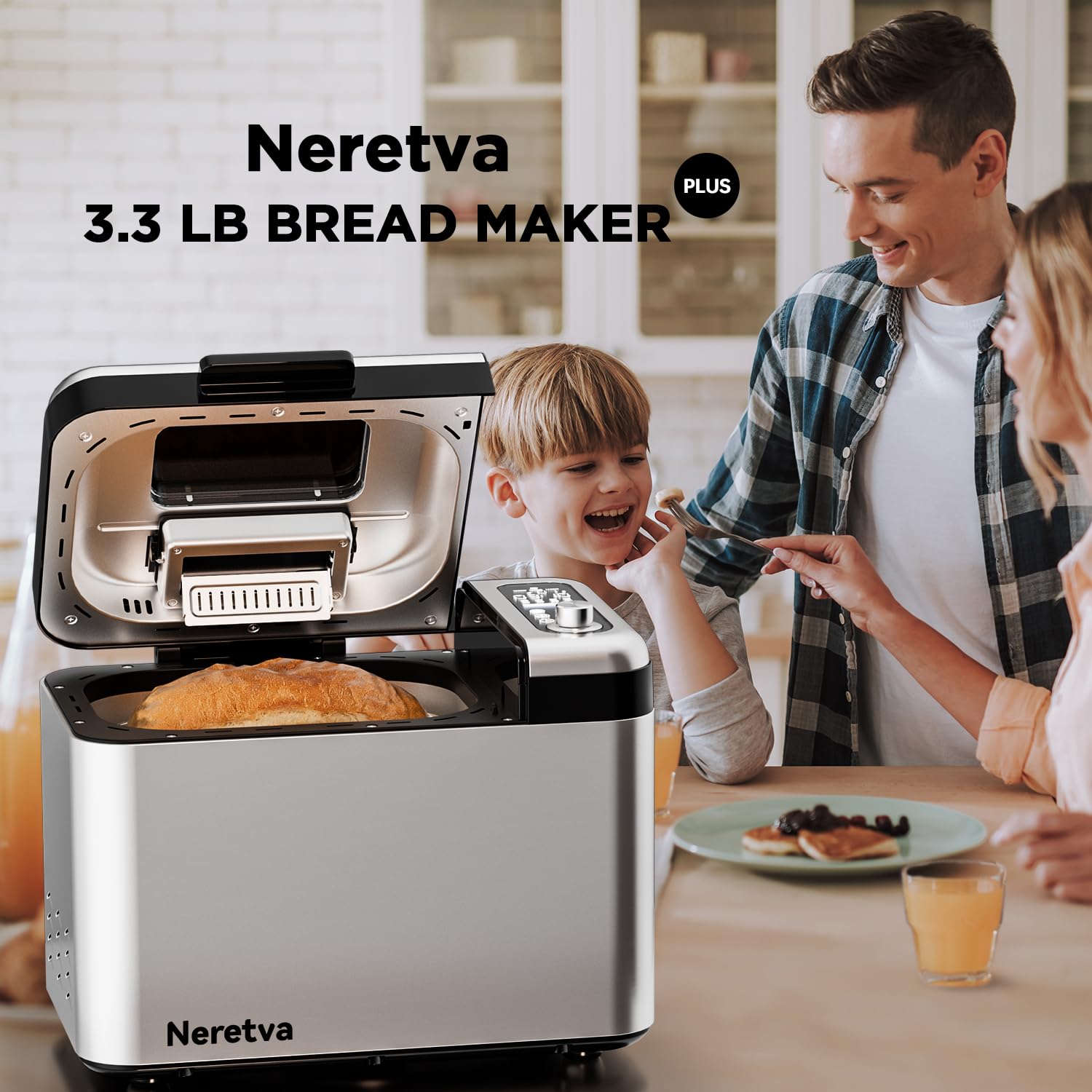 Neretva Panificadora doble amasador para mezcla homogénea y pan suave.