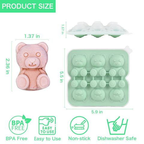 Nerien cubos de oso para whisky: enfriamiento slow y agradable