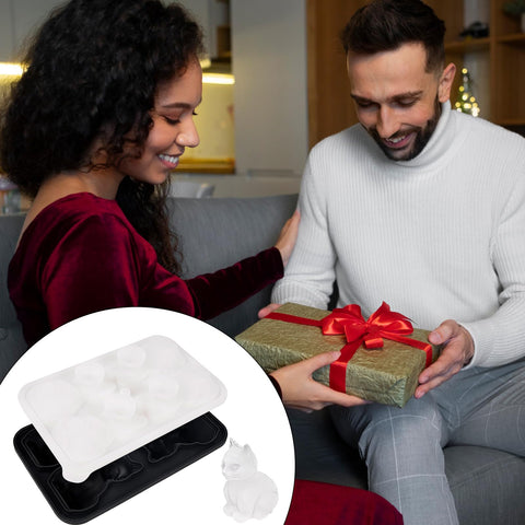 Nerien molde hielo gato regalo divertido para amantes de gatos.
