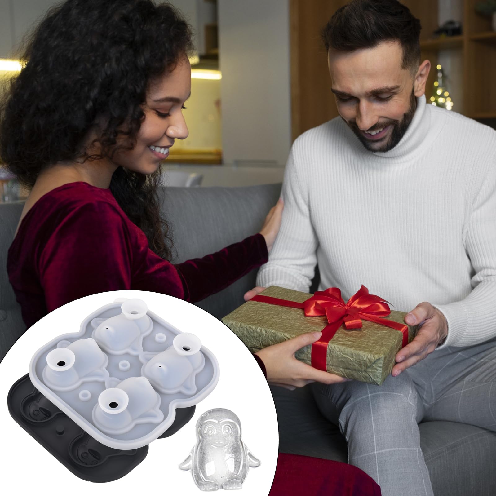 Nerien regalo pinguino hielo: regalo perfecto para amantes de pingüinos