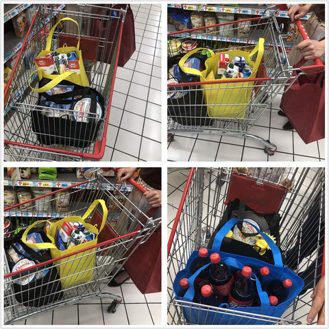 NERUB bolsas plegables eco-amigables para almacenamiento sencillo.