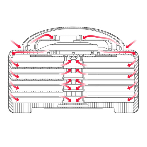 Diseño ampliable a 12 bandejas para Nesco FD-61