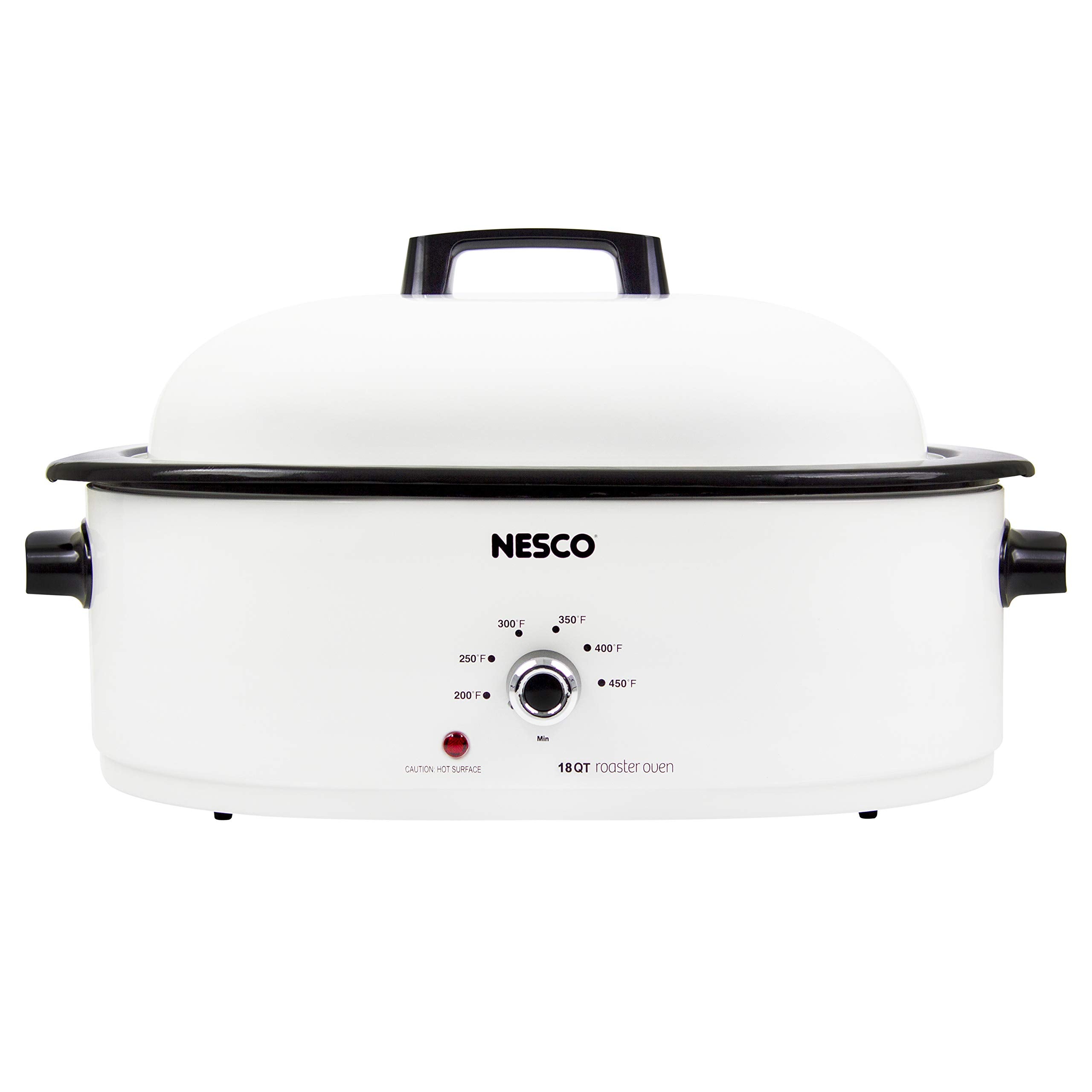 NESCO Nesco MWR18-14, vista general del horno asador de 18 cuartos para cocinar grande