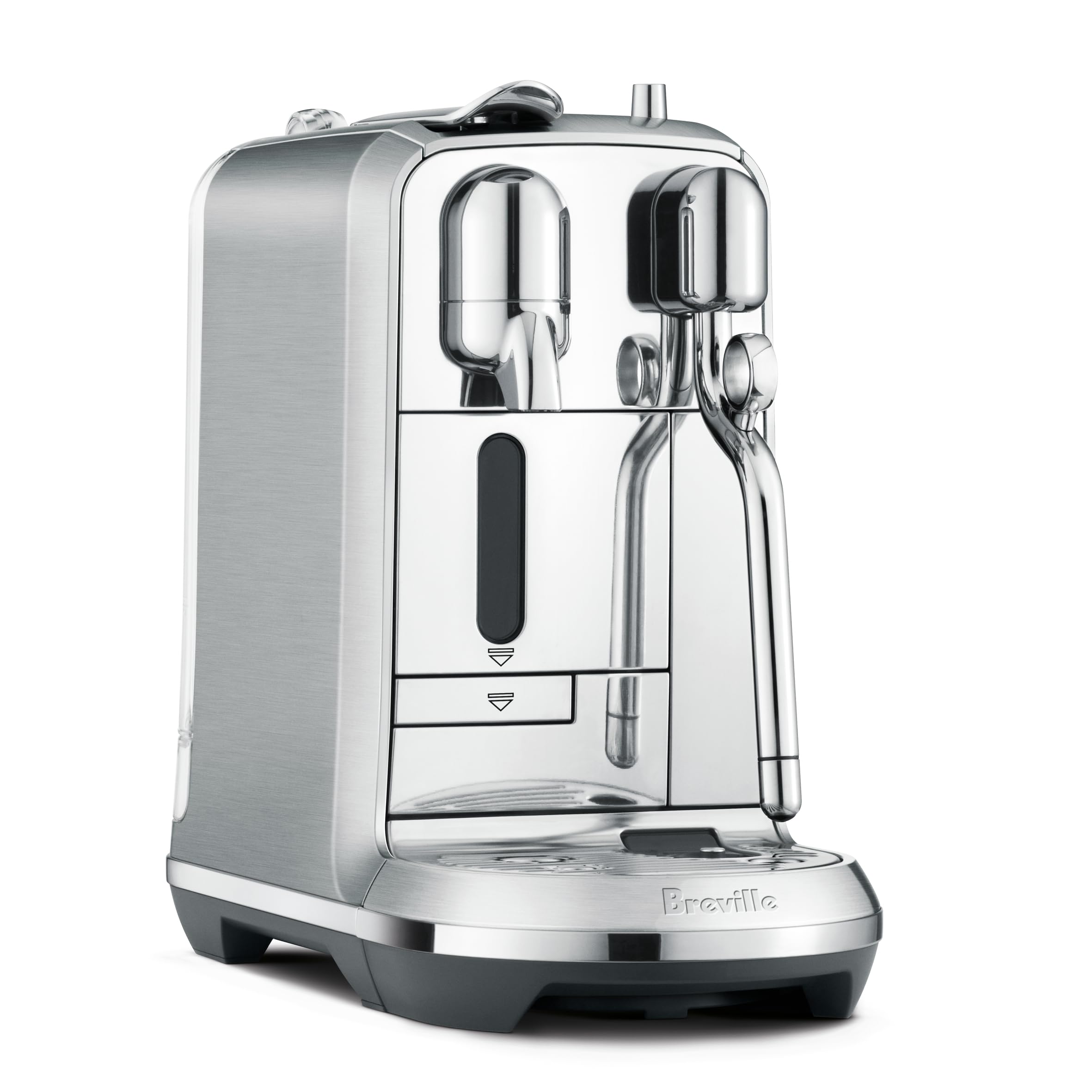 Nespresso Creatista Plus, contenedor de cápsulas usadas para mantener el área ordenada.