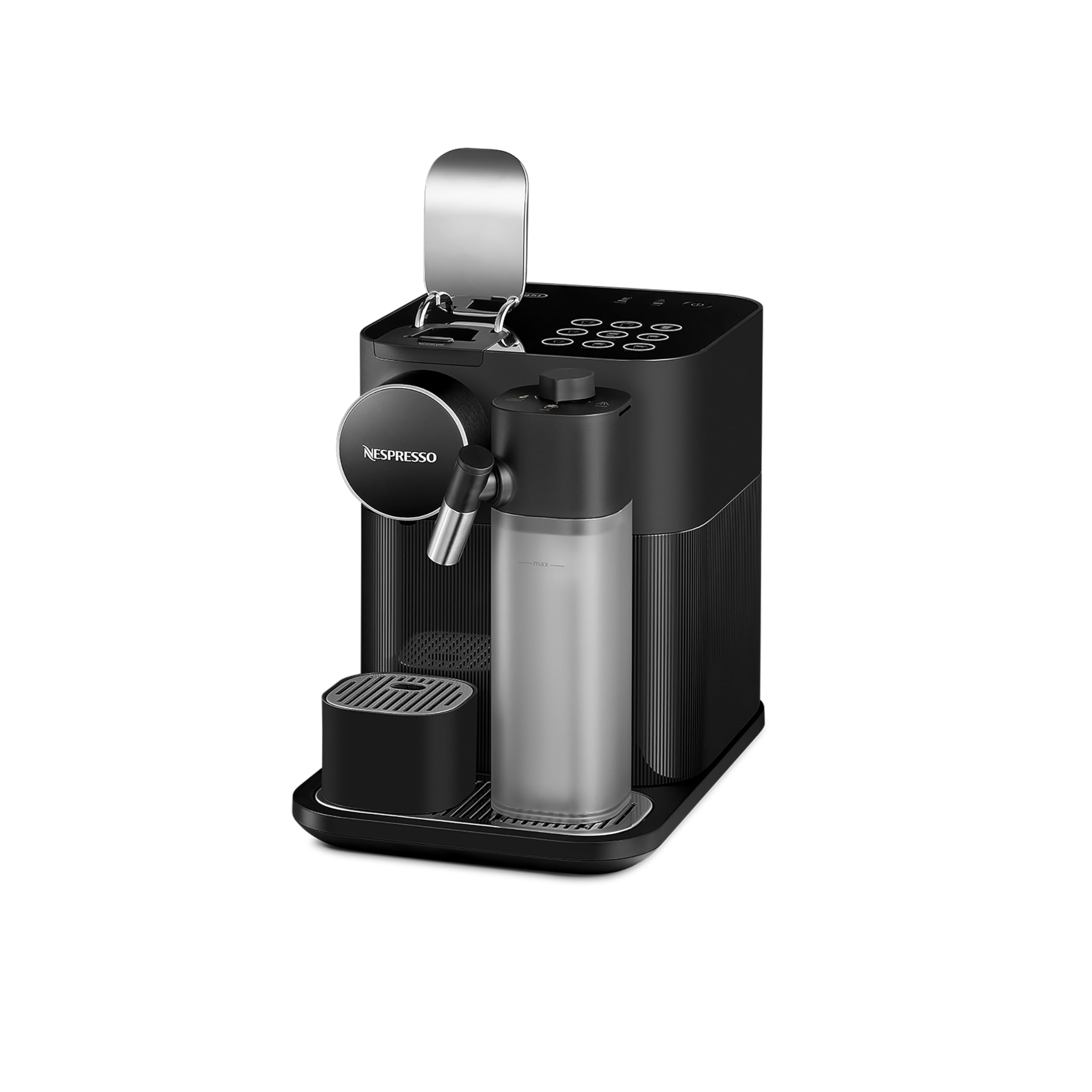Nespresso Gran Lattissima con 9 bebidas de un toque para placer diario.