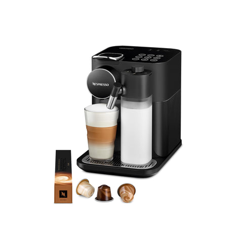 Nespresso Gran Lattissima diseño mate y brillo, ideal para cocinas modernas.