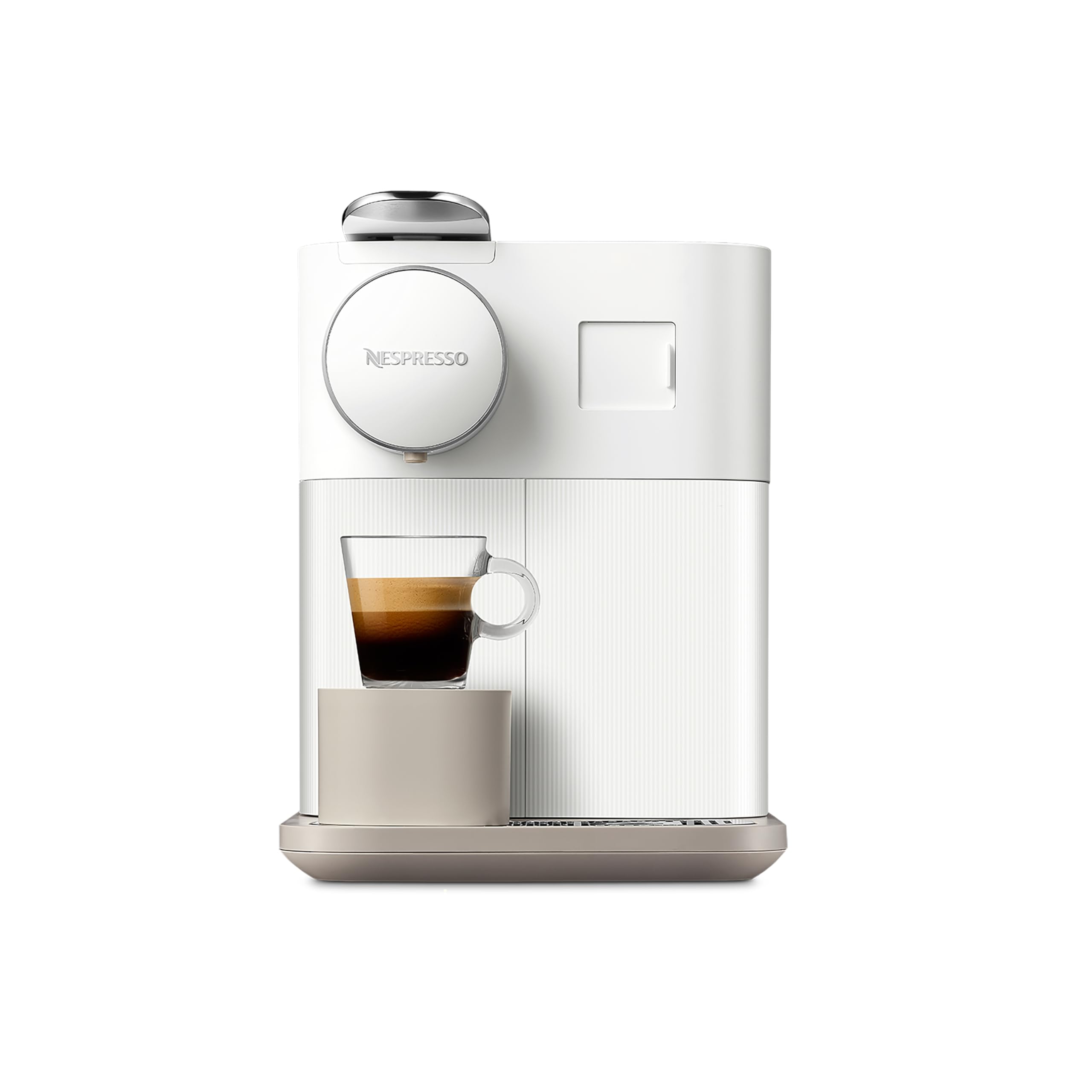 Nespresso Gran Lattissima con panel táctil de vidrio, uso sencillo y diseño premium.