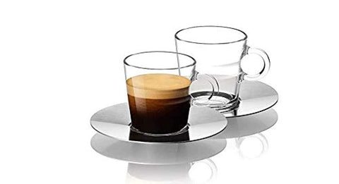 Tazas espresso Nespresso en vidrio templado para conservar temperatura y aroma