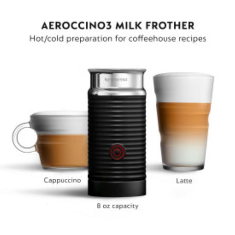 Espumador Aeroccino para espuma suave en bebidas calientes y frías