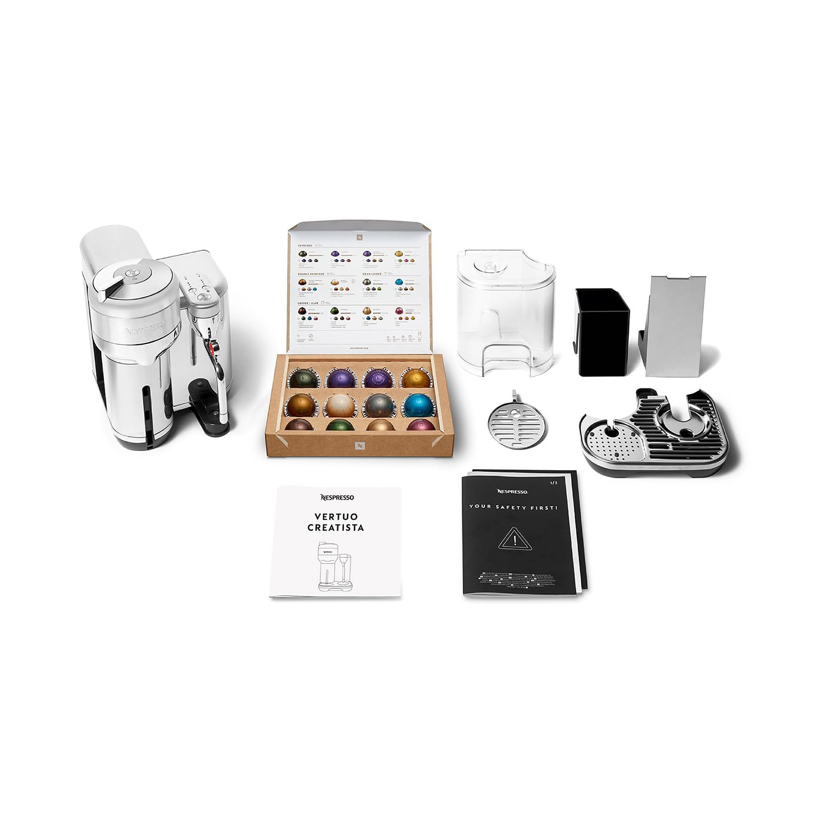 Nespresso Vertuo Creatista se calienta en 30 segundos para empezar rápido.