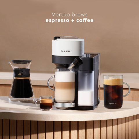 Nespresso Vertuo Lattissima preparando espresso o cappuccino