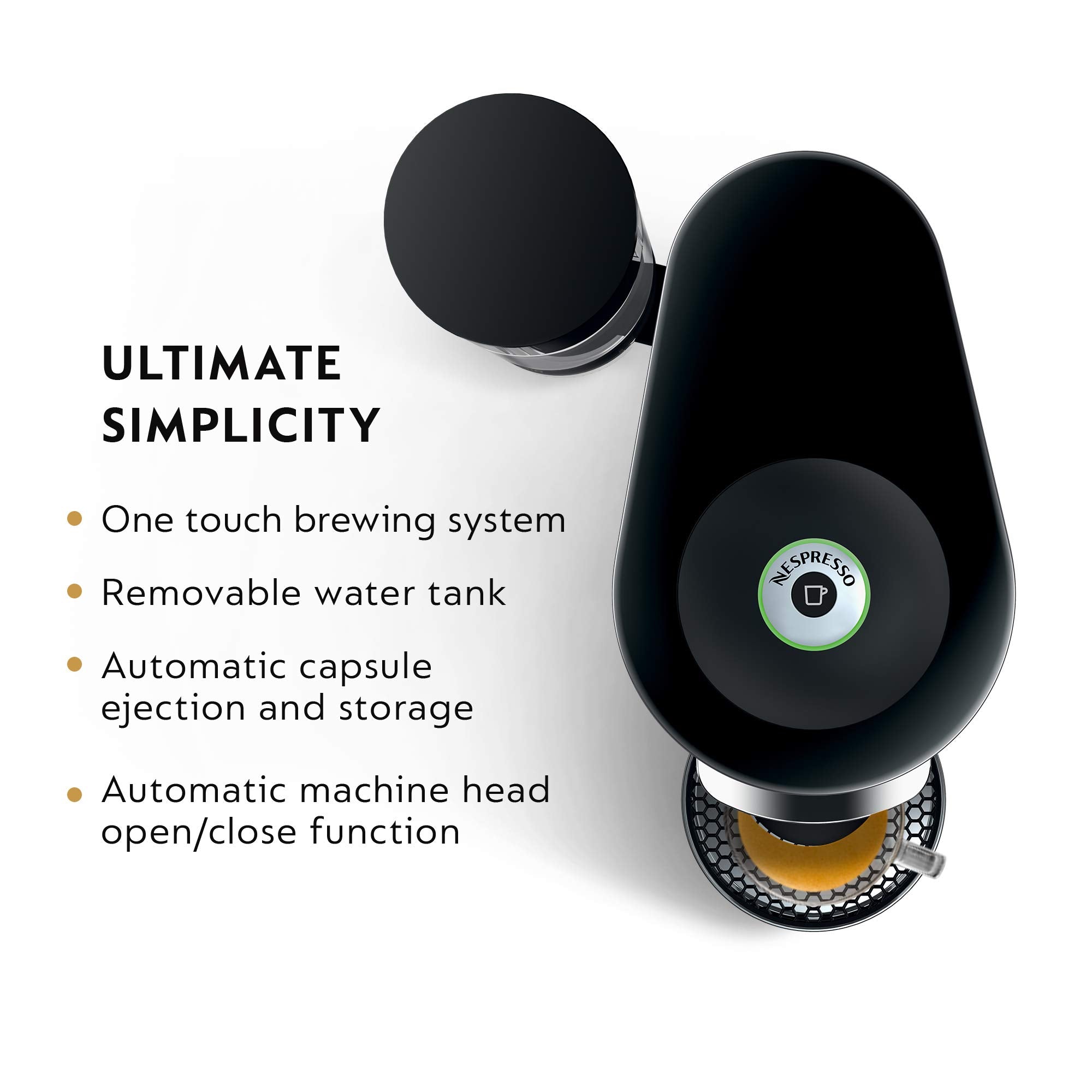 Sistema Centrifusión de la Nespresso VertuoPlus Deluxe ajustando la extracción.