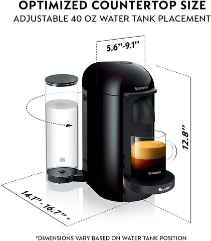 Espumador de leche Aeroccino de la VertuoPlus para espumar leche rápido