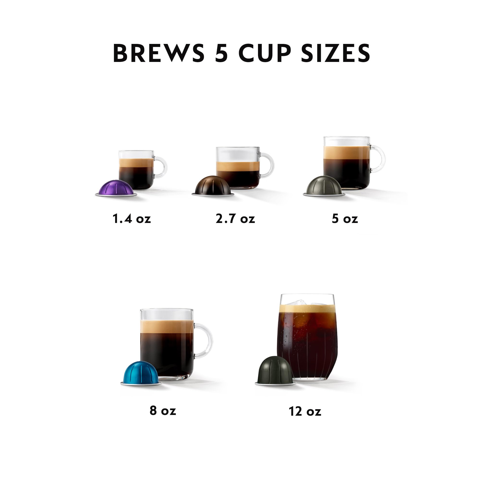 Nespresso Vertuo Pop+ diseño compacto ideal para cocinas pequeñas.
