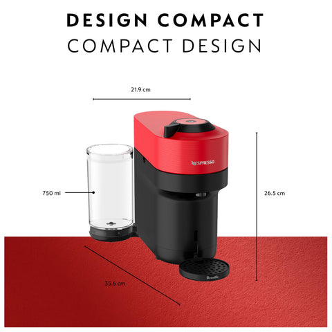La Nespresso Vertuo Pop+ reciclaje gratuito para cápsulas de aluminio.