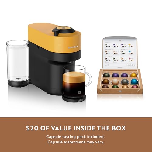 Nespresso Vertuo Pop+ uso de cápsulas Vertuo para variedad de bebidas.