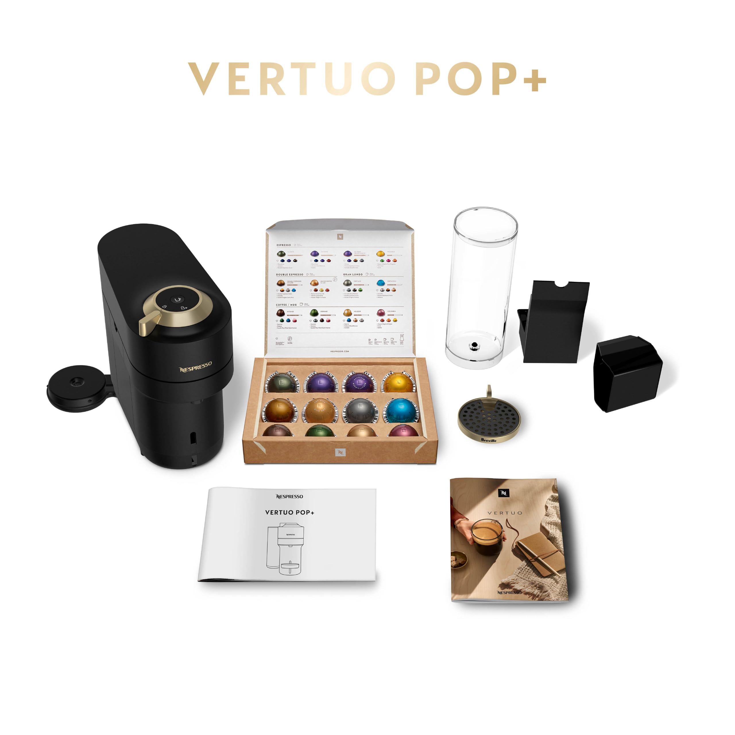 Sistema de un solo toque de la Vertuo Pop+ para comodidad diaria