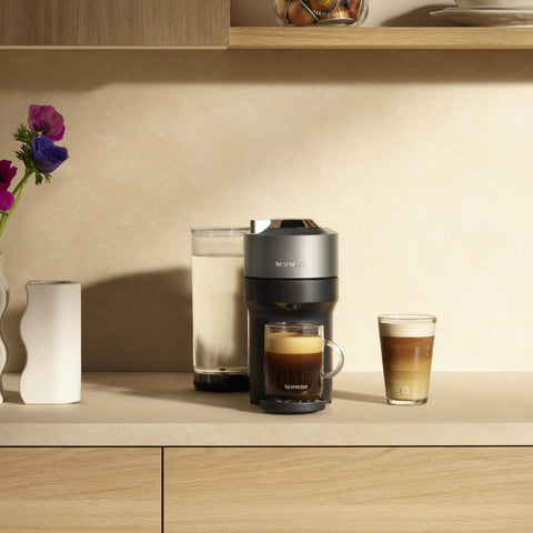 Nespresso Vertuo Pop+ Deluxe preparación en cinco tamaños, bebidas a tu medida.