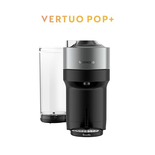 Nespresso Vertuo Pop+ Deluxe tanque de agua lateral, fácil acceso para rellenar.