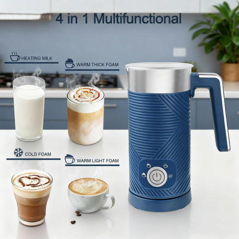 NESSGRAIM espumador-leche-cappuccino: espuma suave para latte cremosos en casa.