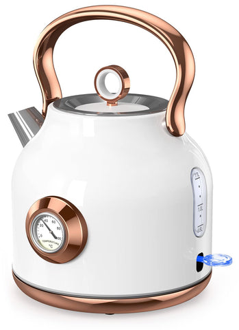 NESSGRAIM tetera eléctrica, capacidad 1,7 L para hervir agua rápidamente